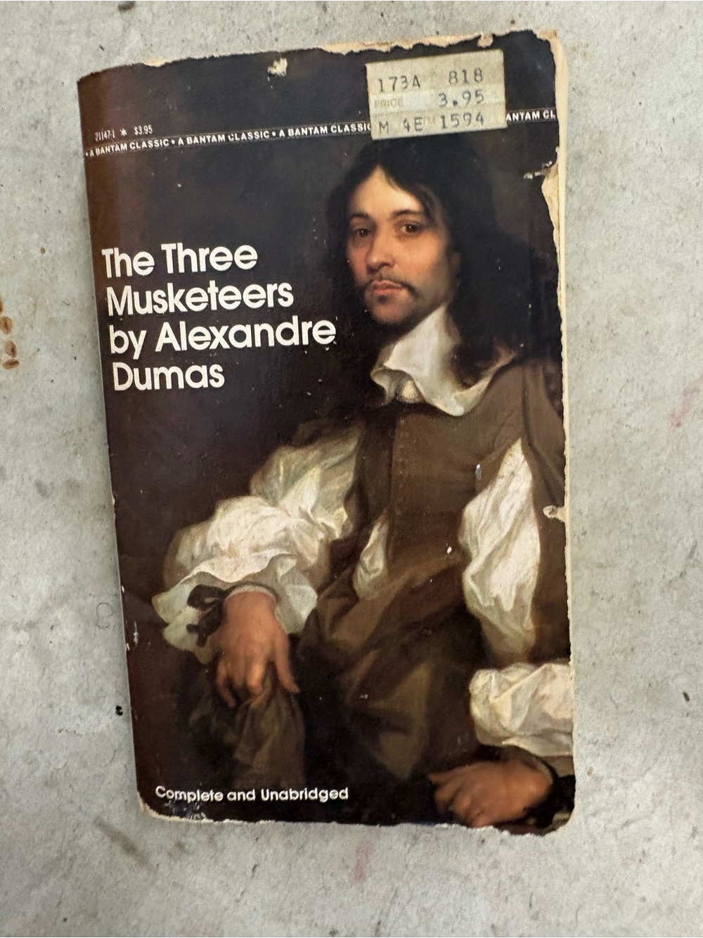 Alexandre Dumas The Three Musketeers Paperback Bantam Classic 1984 Unabridged